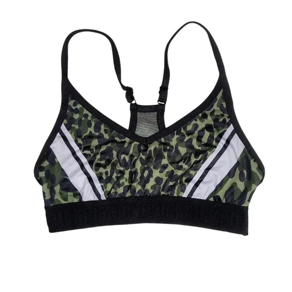 Victoria's Secret PINK Ultimate Lightly Lined Camo Animal Print Sports Bra, S - Picture 1 of 6